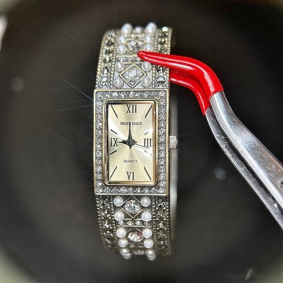 Heidi Daus Pearl Cuff Watch - Picture 3 of 7